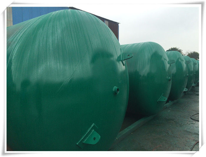 Customized Carton Steel Compressed Air Storage Tank Anti Corrosive Painting